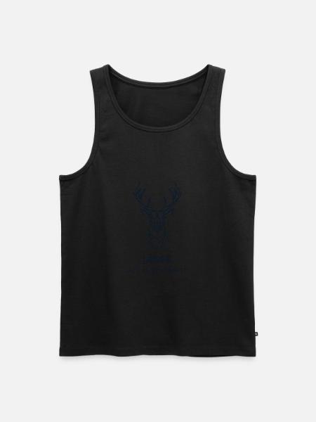 Jäger aus Leidenschaft - Männer Premium Bio Tank Top - Schwarz