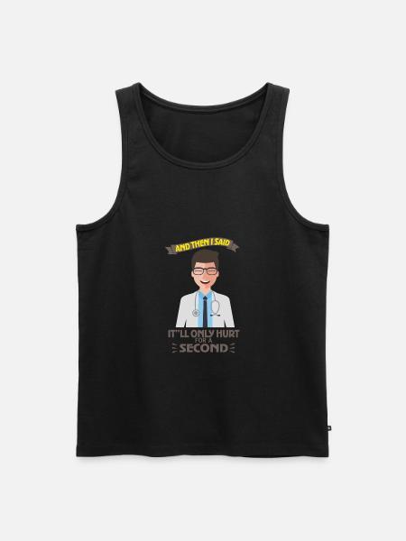 Lustiges Doktor Arzt Krankenschwester Geschenk - Herre Premium økologisk tanktop - sort