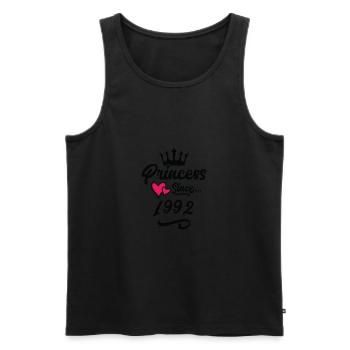 1992 Prinzessin Geburtstag - Männer Premium Bio Tank Top - Schwarz - Vorne - Michal (187cm)