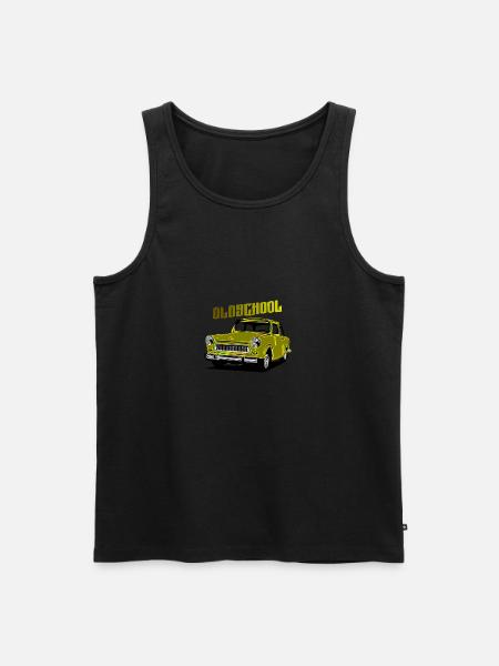 Trabi DDR Auto - Männer Premium Bio Tank Top - Schwarz