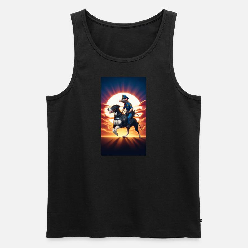 RatRace - Männer Premium Bio Tank Top - Schwarz