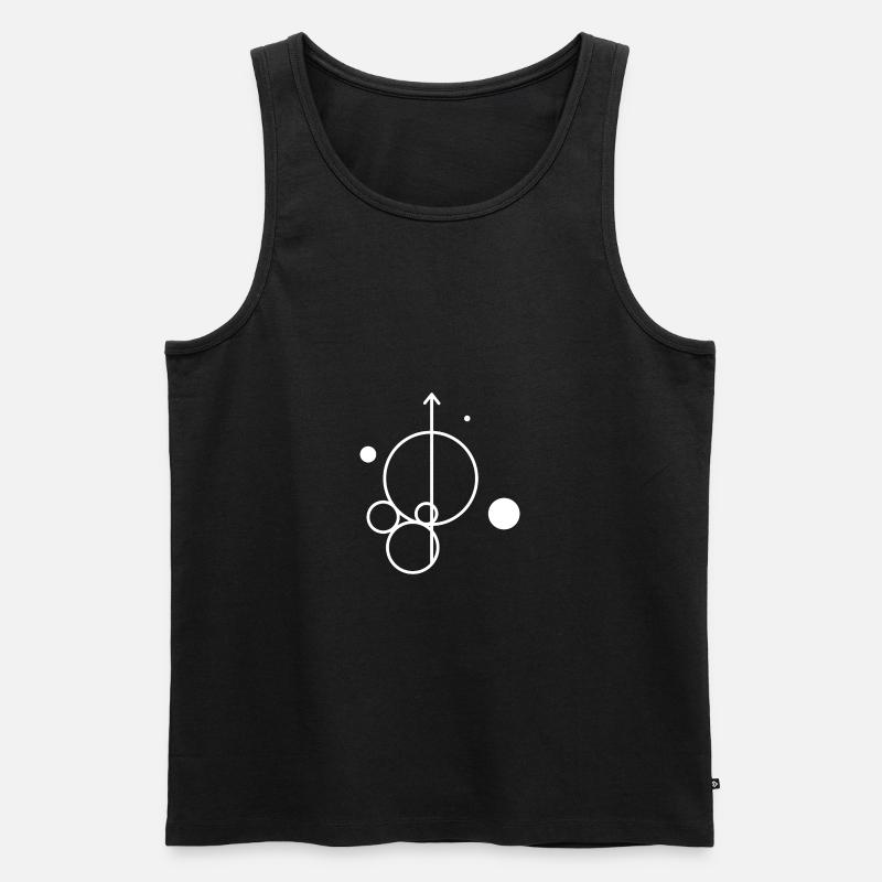 Physik Stringtheorie - Männer Premium Bio Tank Top - Schwarz