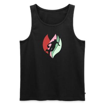 Bowler Strike - Men's Premium Organic Tank Top - black - Front - AI Model Male 178 light (178cm)