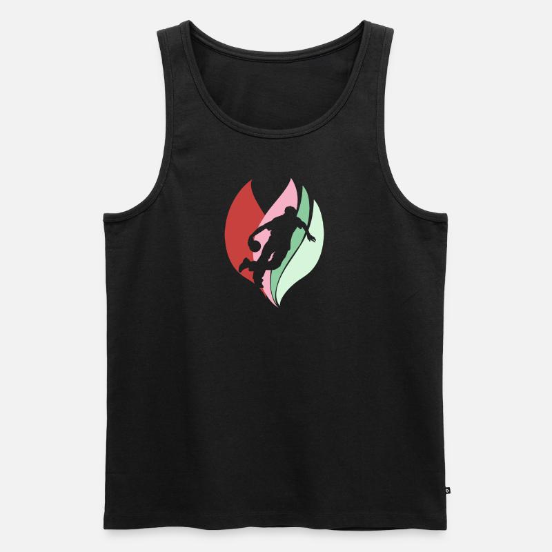 Bowler Strike - Männer Premium Bio Tank Top - Schwarz