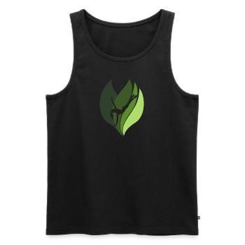 Gymnastics Gymnastics - Men's Premium Organic Tank Top - black - Front - Michal (187cm)