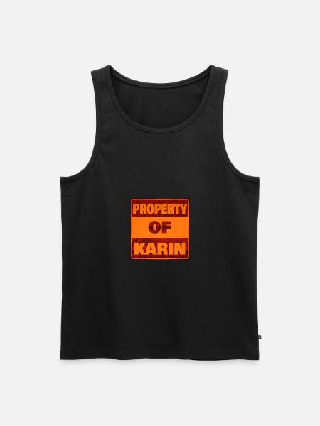 Owned by karin - Men's Premium Organic Tank Top - black