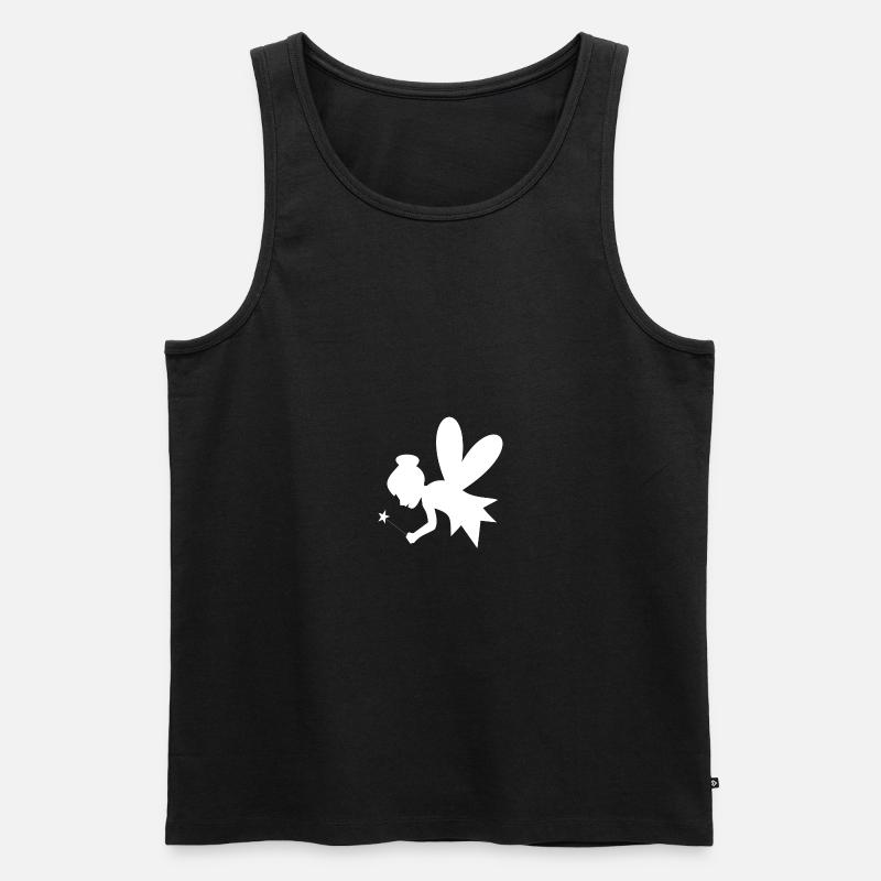 Fee - Männer Premium Bio Tank Top - Schwarz