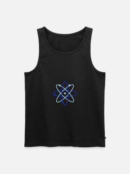 Atom Symbol - Men's Premium Organic Tank Top - black