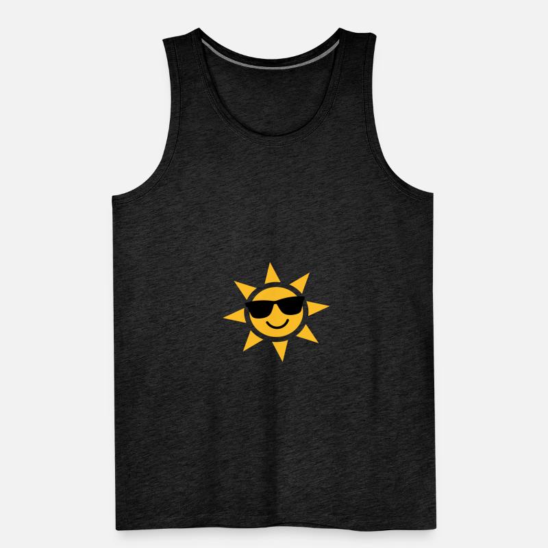Heureux soleil. Débardeur bio Premium Homme