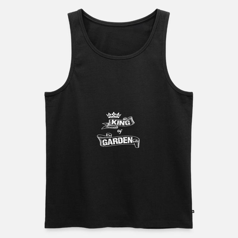 Garten - Männer Premium Bio Tank Top - Schwarz