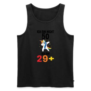 Geburtstag Geburtstagfeier dreizig Jahre alt Gesch - Männer Premium Bio Tank Top - Schwarz - Vorne - Michal (187cm)