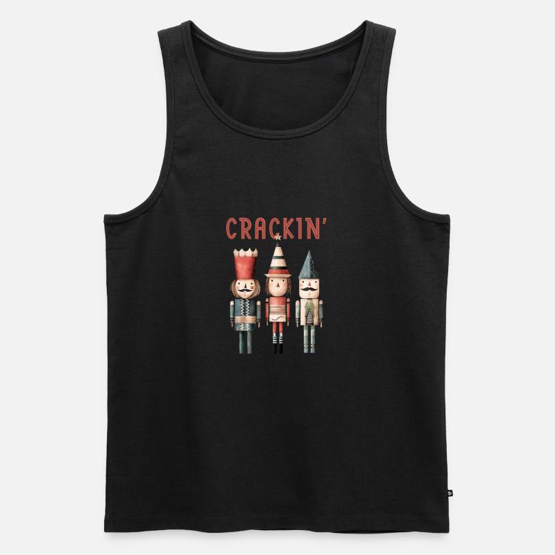 Let´s get Crackin - Männer Premium Bio Tank Top - Schwarz