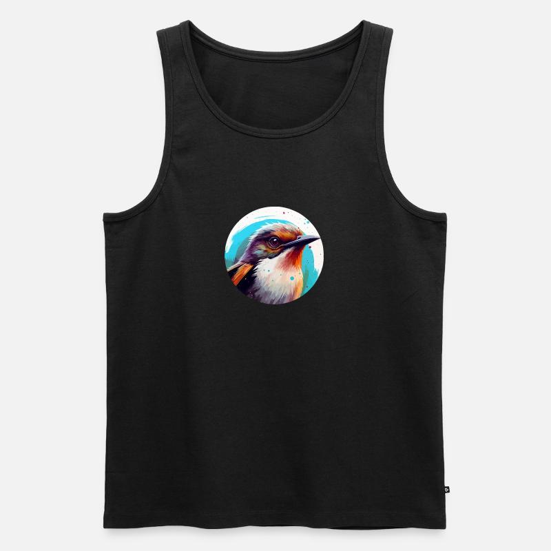 Zaunkönig - Männer Premium Bio Tank Top - Schwarz