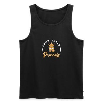 Food Truck Streetfood - Débardeur bio Premium Homme - noir - Devant - Michal (187cm)