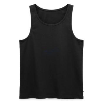 Papierschiffe Origami Boot Basteln Falten Kinder - Männer Premium Bio Tank Top - Schwarz - Vorne - AI Model Male 178 light (178cm)