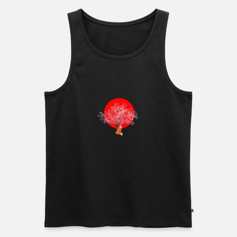 kirschblüte - Männer Premium Bio Tank Top - undefined