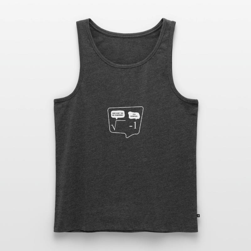 Complex Root Nerd Computer Math Physics Men's Premium Organic Tank Top