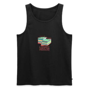 Lustiges Geology Pun T-Shirt | „Das ist meine - Männer Premium Bio Tank Top - Schwarz - Vorne - AI Model Male 178 light (178cm)