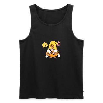 Bees Gnom Beekeeper Honey Beekeeper Funny - Men's Premium Organic Tank Top - black - Front - Michal (187cm)