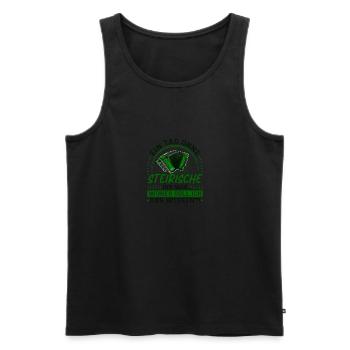 Ein Tag Ohne Steirische Harmonika, Lustiges - Männer Premium Bio Tank Top - Schwarz - Vorne - Michal (187cm)
