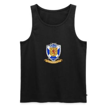 Adam Scottish Family Clan Scotland Shield - Men's Premium Organic Tank Top - black - Front - AI Model Male 178 light (178cm)