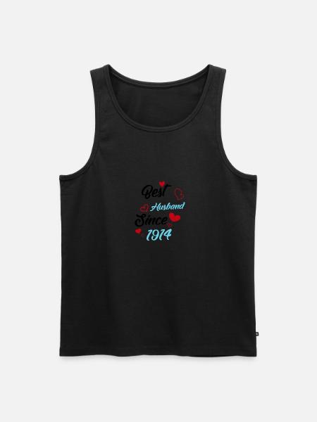 Best Husband Since 1914 Wedding - Men's Premium Organic Tank Top -