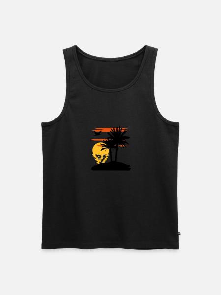Sonnenuntergang - Sunset - Men's Premium Organic Tank Top - 