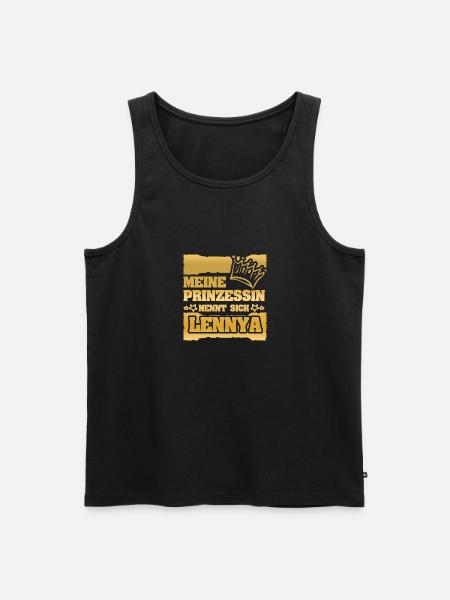 Prinzessin Lennya - Männer Premium Bio Tank Top - Schwarz