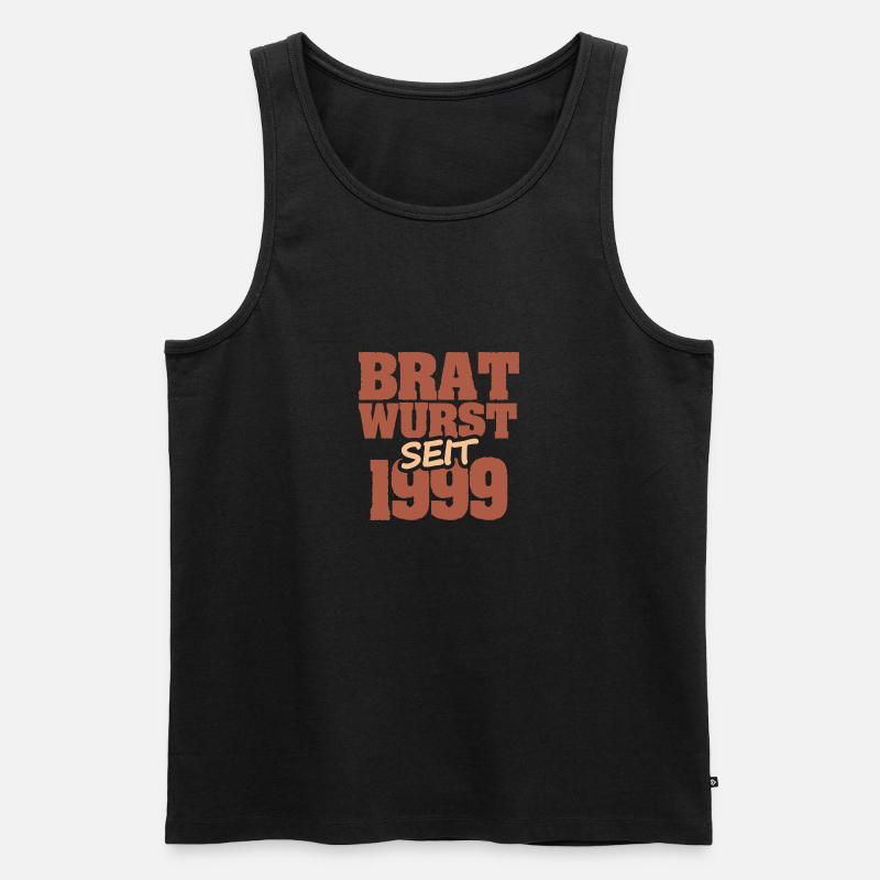 1999 - Männer Premium Bio Tank Top - Schwarz