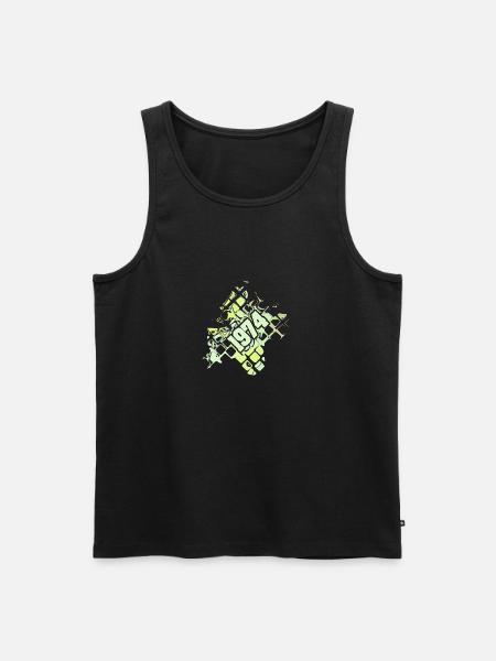 Style 1974 - Men's Premium Organic Tank Top - black