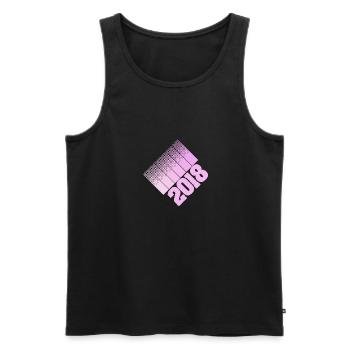 Parents 2018 - Men's Premium Organic Tank Top - black - Front - AI Model Male 178 light (178cm)