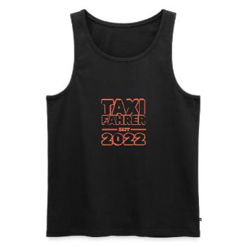 2022 - Männer Premium Bio Tank Top - Schwarz - Vorne - Michal (187cm)