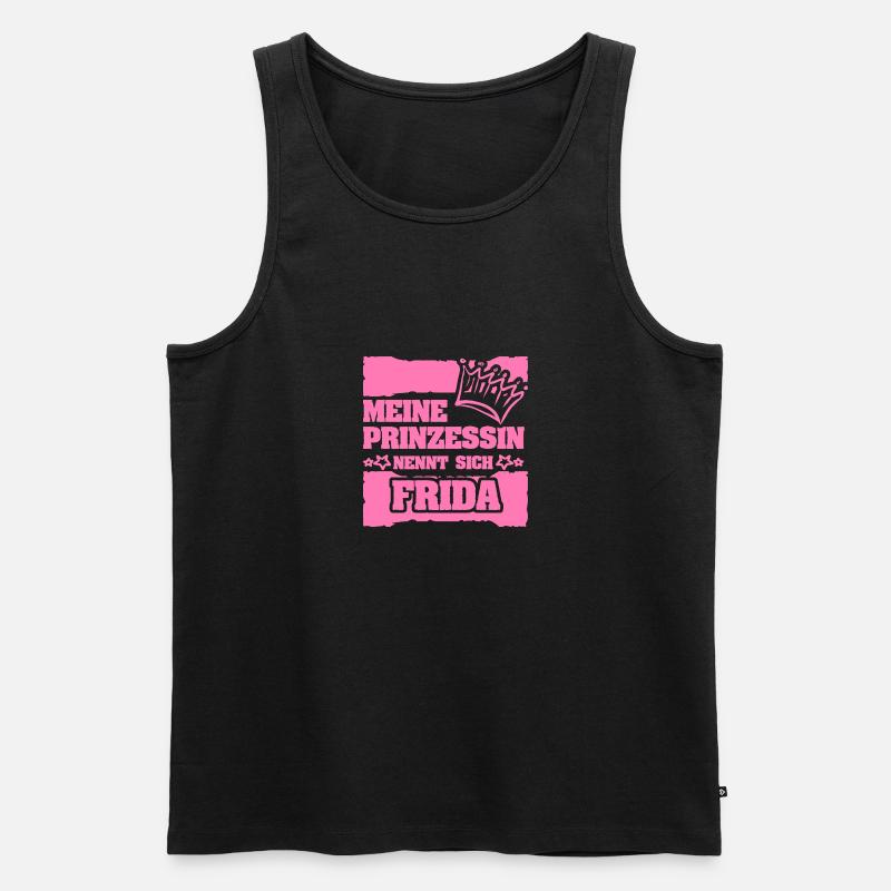 Mädchenname Mädchenname - Männer Premium Bio Tank Top - Schwarz