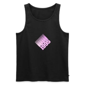 1995 - Männer Premium Bio Tank Top - Schwarz - Vorne - Michal (187cm)