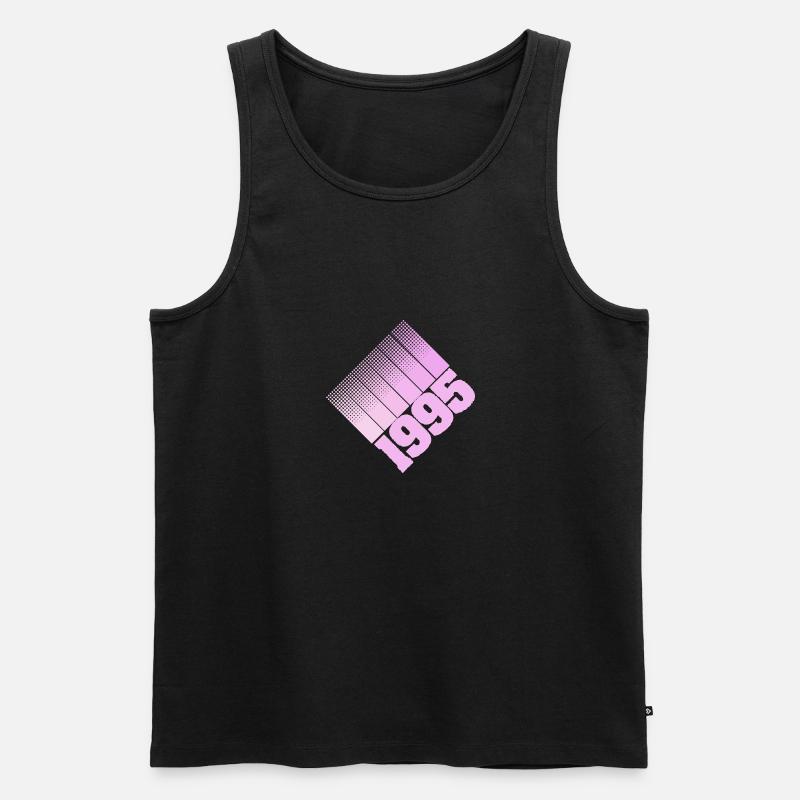 1995 - Männer Premium Bio Tank Top - Schwarz