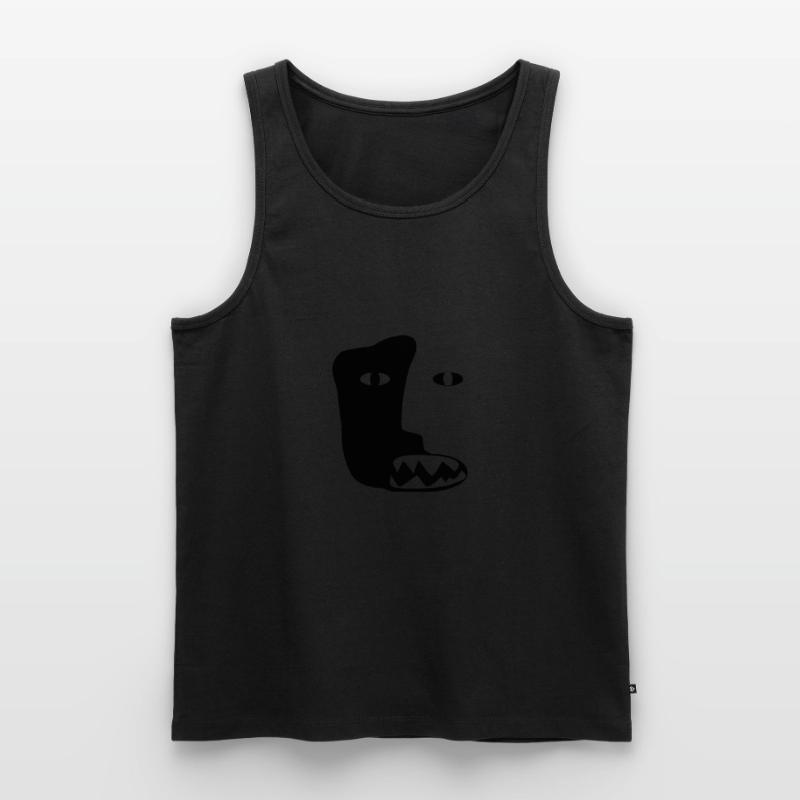 doubleface head heads double head devil phantom # Men's Premium Organic Tank Top