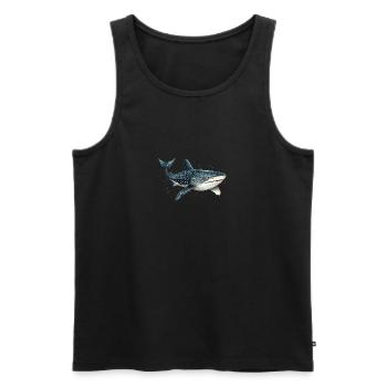 Whale shark - Men's Premium Organic Tank Top - black - Front - AI Model Male 178 light (178cm)