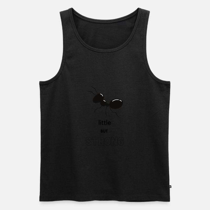 Ant Ameise - Männer Premium Bio Tank Top - Schwarz