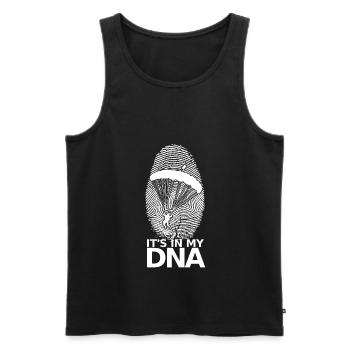Fallschirmspringer Fallschirm Fallschirmspringen - Männer Premium Bio Tank Top - Schwarz - Vorne - AI Model Male 178 light (178cm)