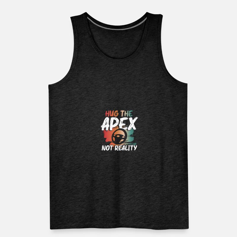 Câlin L’Apex Pas Réalité Simulateur De Course Sim Racing Débardeur bio Premium Homme