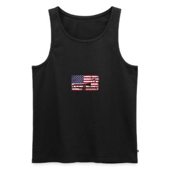 Posaune USA Für Posaunisten - Männer Premium Bio Tank Top - Schwarz - Vorne - Michal (187cm)