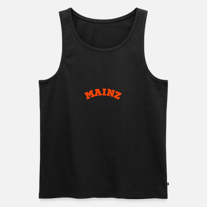 Mainz - Männer Premium Bio Tank Top - Schwarz