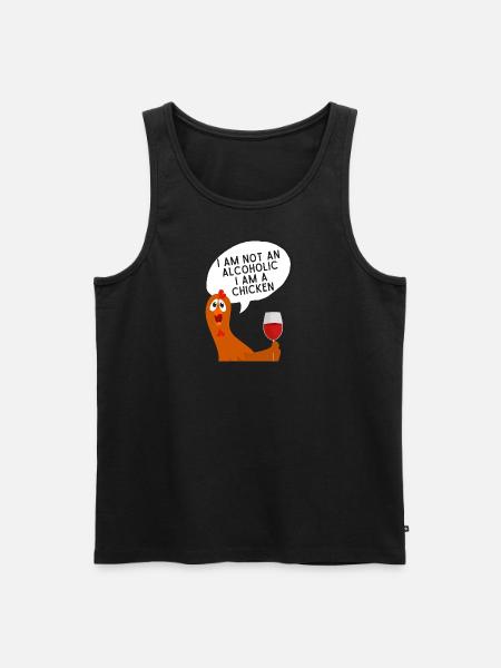 Chicken - Men's Premium Organic Tank Top - 
