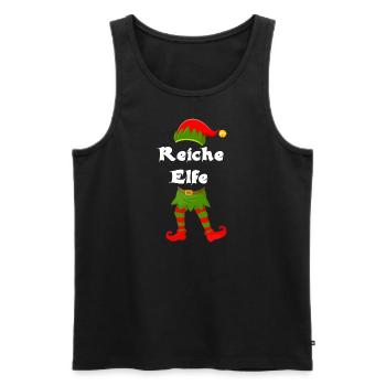 Reiche Elfe - Männer Premium Bio Tank Top - Schwarz - Vorne - Michal (187cm)