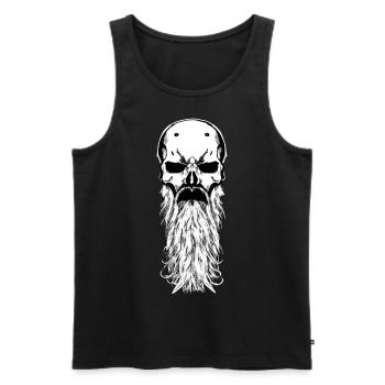 Vikings Rune nordique Vikings Valhalla Vikings - Débardeur bio Premium Homme - noir - Devant - Michal (187cm)