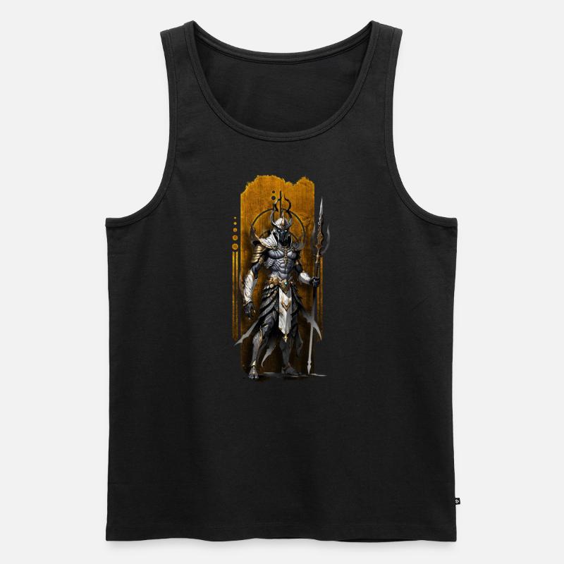 Osiris, Wächter der Unterwelt - Männer Premium Bio Tank Top - Schwarz