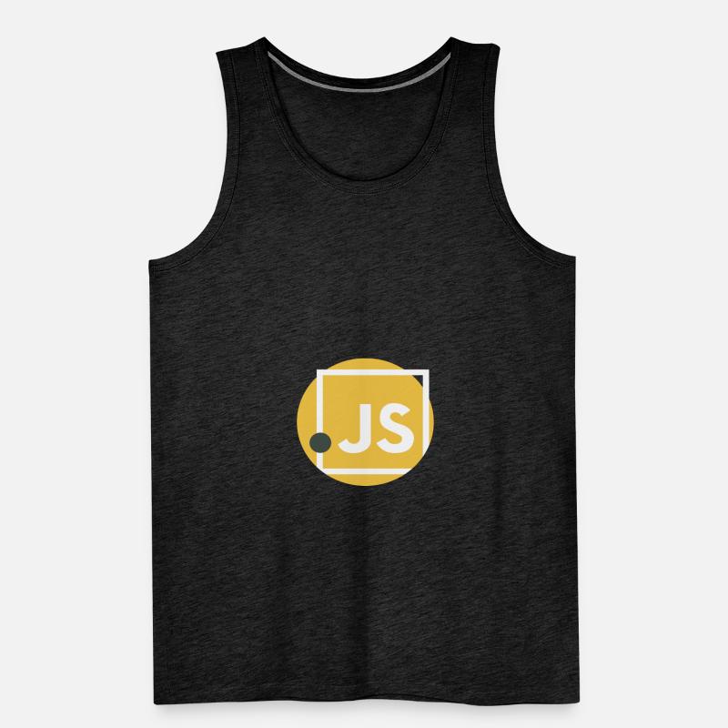 JavaScript dot JS Men's Premium Organic Tank Top