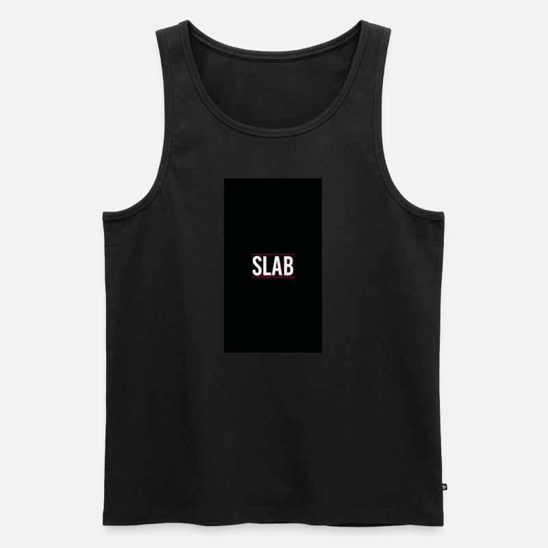 SLAB - Männer Premium Bio Tank Top - Schwarz