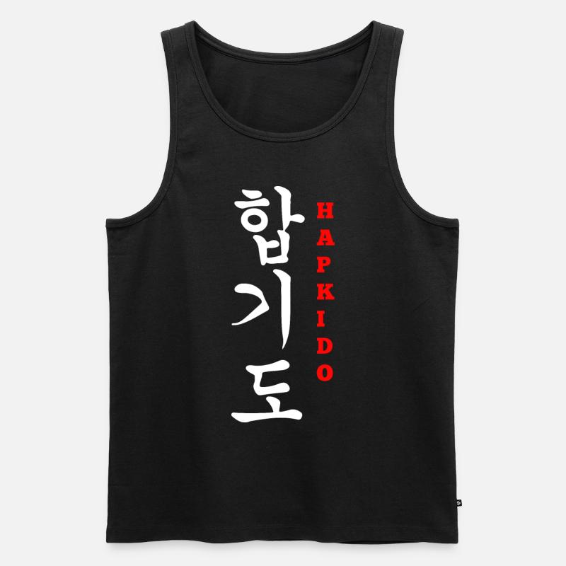 Hapkido-Kampfkunst-Geschenk - Männer Premium Bio Tank Top - Schwarz