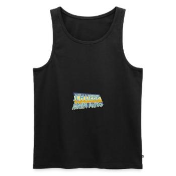 Auto Mein Auto - Männer Premium Bio Tank Top - Schwarz - Vorne - AI Model Male 178 light (178cm)